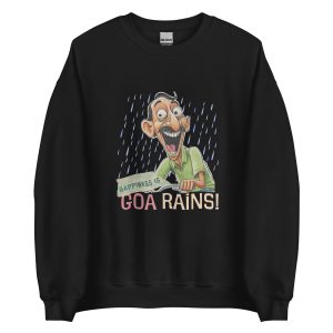 Unisex Crew Neck Sweatshirt Black Front 653cb3cd6466f.jpg
