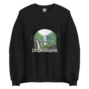 Unisex Crew Neck Sweatshirt Black Front 653cb698b478d.jpg