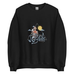 Unisex Crew Neck Sweatshirt Black Front 653e8a71617a1.jpg