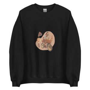 Unisex Crew Neck Sweatshirt Black Front 653e8b0fd99fe.jpg