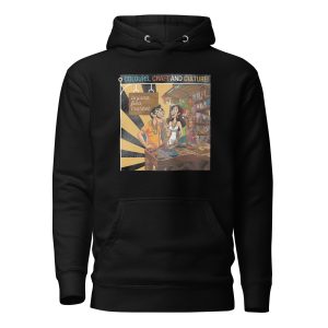 Unisex Premium Hoodie Black Front 652e444937754.jpg