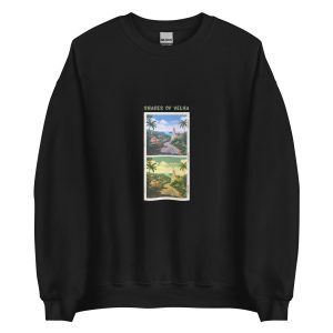 Unisex Crew Neck Sweatshirt Black Front 654ddb84113e8.jpg